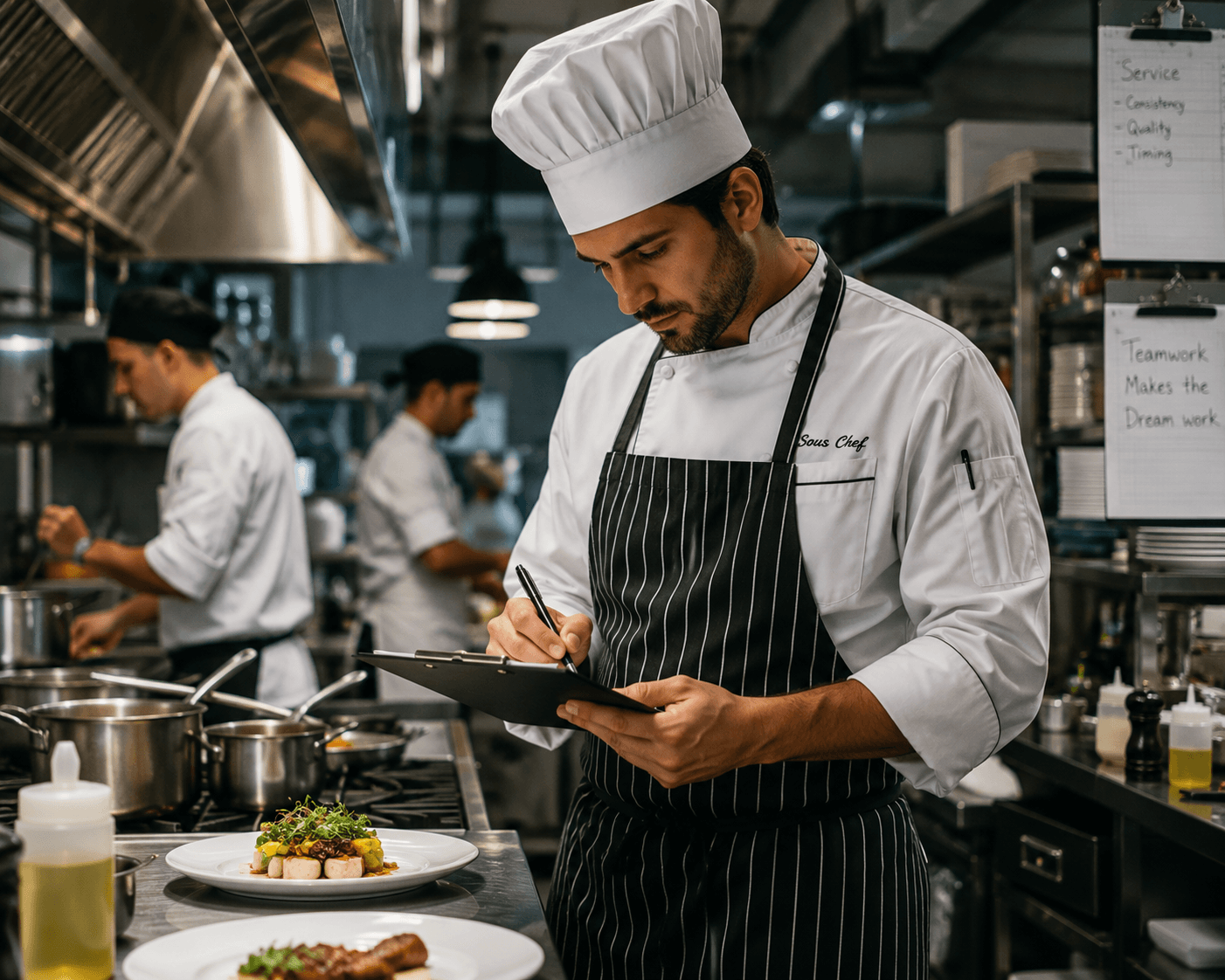 Sous Chef workplace
